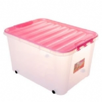 带滑轮收纳箱模具